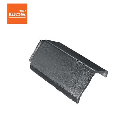 ครอบสันหลังคาอดามัส แบบเรียบ ตราเพชร 25x38.4 ซม. สีเทาปฐพี