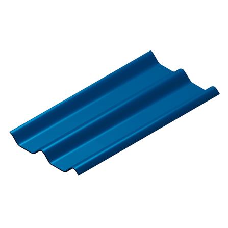 กระเบื้องหลังคาลอนคู่ DURAONE 50x120x0.5 ซม. สีน้ำเงินวาสนา