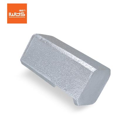 ครอบปิดจั่วอดามัส ตราเพชร 24.5x30 ซม. สีเทาอาร์กติก