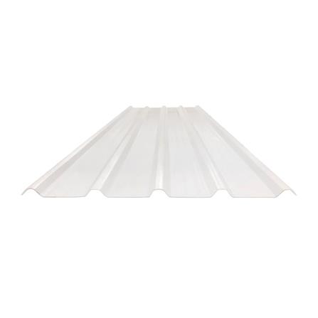 แผ่นโปร่งแสง ลอนเมทัลชีท LUMINA 760 1.35 มม. x 0.84x3.2 ม. สีใส