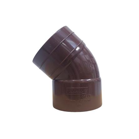 ข้องอ 45 องศา ABS THAPHOL สีน้ำตาล