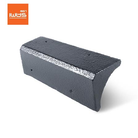 ครอบปิดชาย อดามัส แบบเรียบ ตราเพชร สีเทาแอตแลนติก