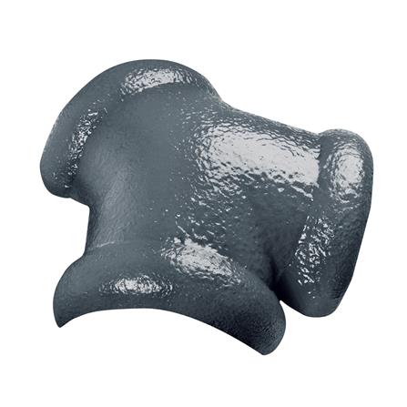 ครอบสันโค้ง 3 ทาง CT ตราเพชร 36X42 ซม. สีฟ้าอันดามัน