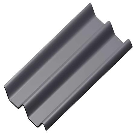 กระเบื้องหลังคาลอนคู่ DURAONE 50x150x0.5 ซม. สีเทาหมอกเมฆา