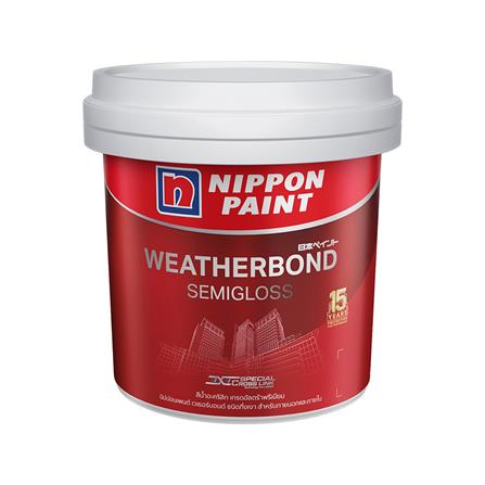 สีน้ำทาภายนอก NIPPON PAINT WEATHERBONDFLEX 9L SG BASE A