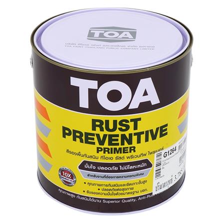 สีรองพื้นกันสนิม TOA RUST PREVENTIVE G1264 สีส้ม 1 แกลลอน