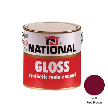 สีน้ำมัน DELTA NATIONAL 208 สีน้ำตาล เงา 1 แกลลอน