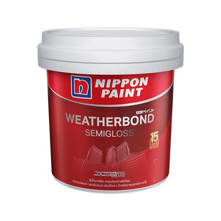 สีน้ำทาภายนอก NIPPON PAINT WEATHERBOND SG BASE B 9L
