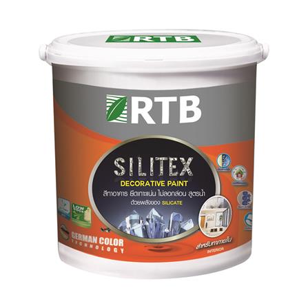 สีน้ำทาภายใน ชนิดด้าน SILITEX BASE A สีขาว 2.5 แกลลอน