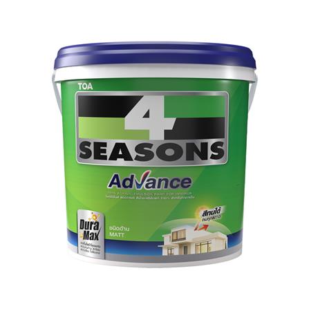 สีน้ำทาภายใน TOA 4 SEASONS ADVANCE BASE B ด้าน 2.5 แกลลอน