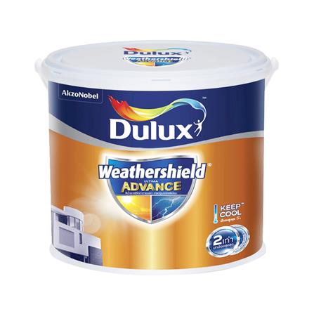 สีน้ำทาภายนอก ชนิดเนียน DULUX WEATHERSHIELD ULTIMA ADVANCE BASE A สีขาว 1 แกลลอน