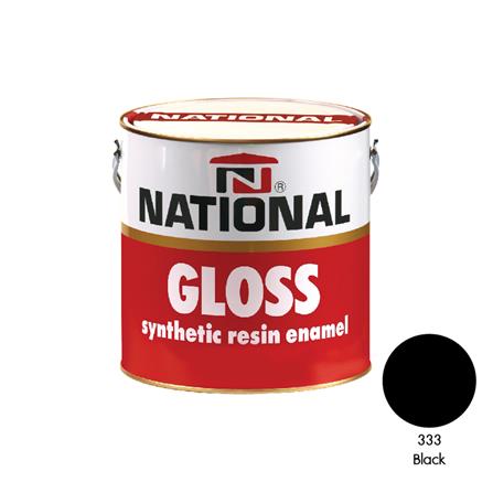 สีน้ำมัน DELTA NATIONAL 333 สีดำ เงา 1 แกลลอน