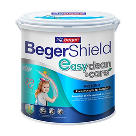 สีน้ำทาภายใน BEGER BEGERSHIELD EASY CLEAN &amp; CARE BASE C กึ่งเงา 1 แกลลอน