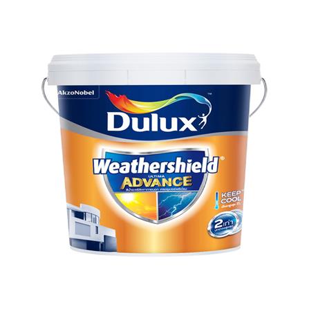 สีน้ำทาภายนอก DULUX WEATHERSHIELD ULTIMA ADVANCE เนียน 5 แกลลอน