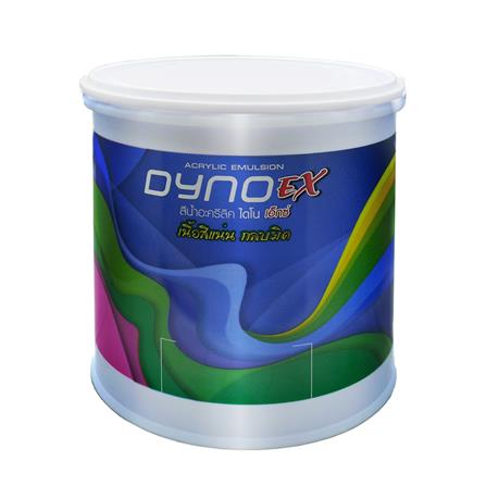 สีน้ำทาฝ้า DYNO EXC-071 สี COLD WHITE 1 ลิตร