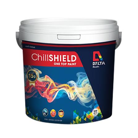 สีน้ำทาภายนอก DELTA ChillShield BASE A กึ่งเงา 1 แกลลอน