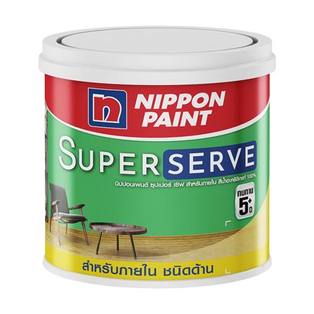 สีน้ำทาภายใน NIPPON PAINT SUPER SERVE BASE A ด้าน 1 แกลลอน