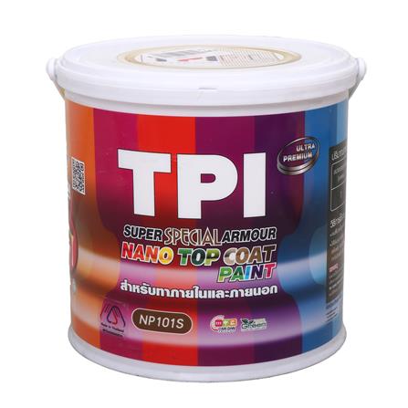 สีน้ำทาภายนอกและภายใน ชนิดกึ่งเงา TPI NANO SUPER SPECIAL ARMOUR BASE B สีขาว 1 แกลลอน