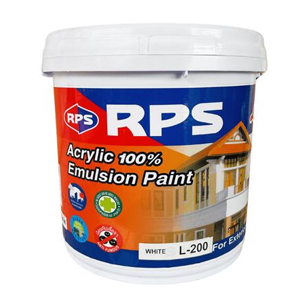 สีน้ำทาภายนอก ชนิดกึ่งเงา RPS L200 BASE A 2.5 แกลลอน