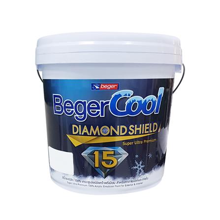 สีน้ำทาภายนอก ชนิดด้าน BEGER COOL DIAMONDSHIELD 15 BASE D 2.5 แกลลอน