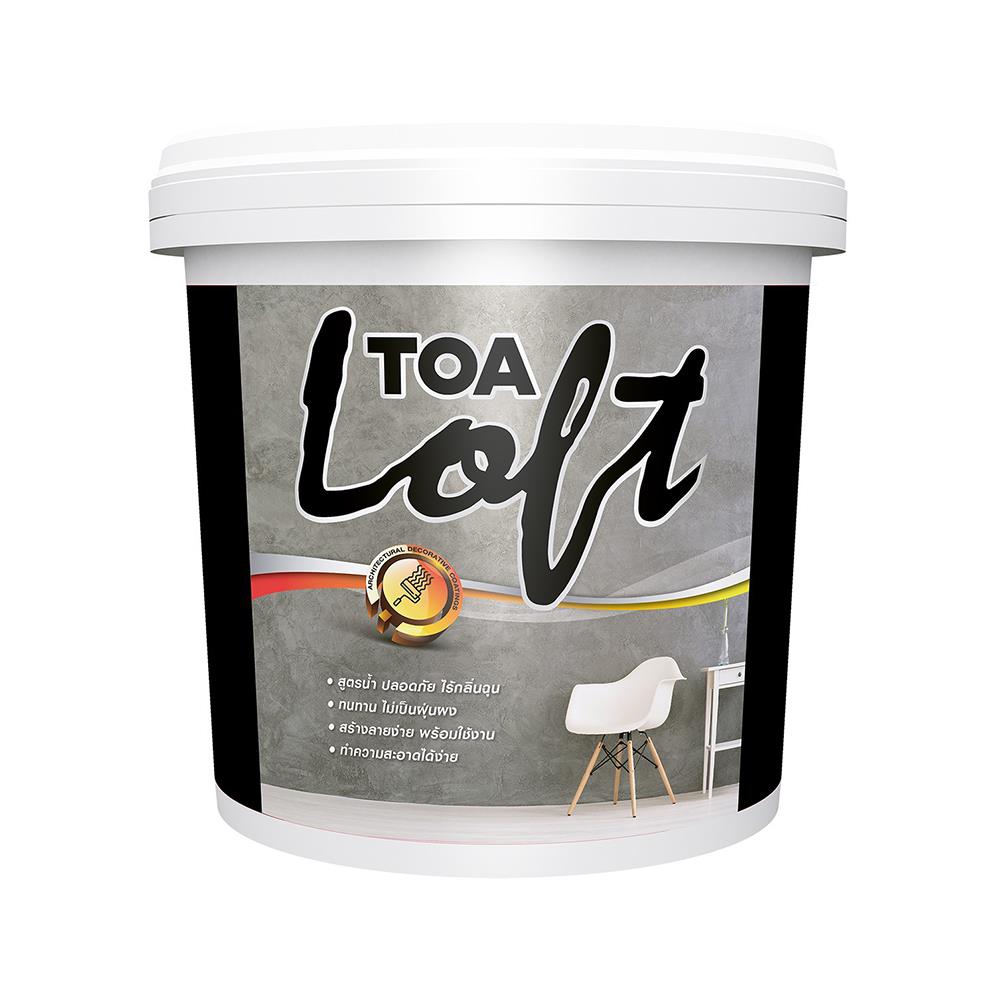 สีน้ำลอฟท์ภายนอก TOA LOFT4 สีเหลือง 12 กก.