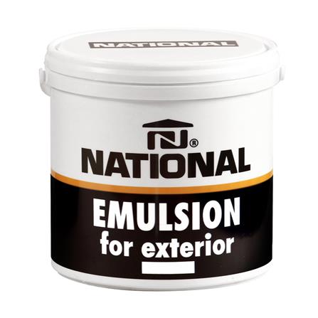 สีน้ำทาภายนอก DELTA NATIONAL 300 สีขาว ด้าน 1 แกลลอน