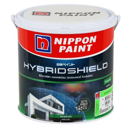 สีน้ำทาภายใน NIPPON PAINT HYBRIDSHIELD BASE B กึ่งเงา 1 แกลลอน