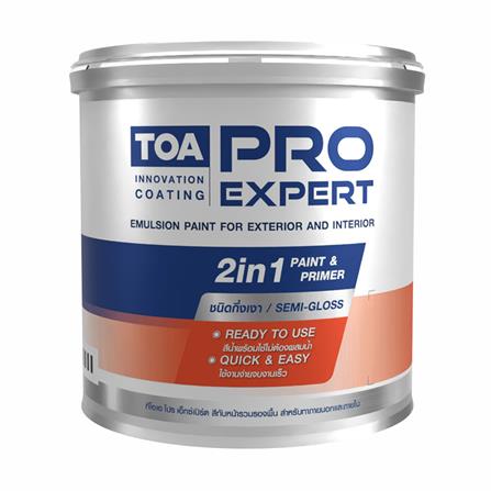 สีน้ำทาภายนอก ชนิดกึ่งเงา TOA PRO EXPERT BASE B 1 แกลลอน