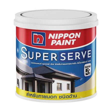 สีน้ำทาภายนอก NIPPON PAINT SUPER SERVE BASE D ด้าน 1 แกลลอน