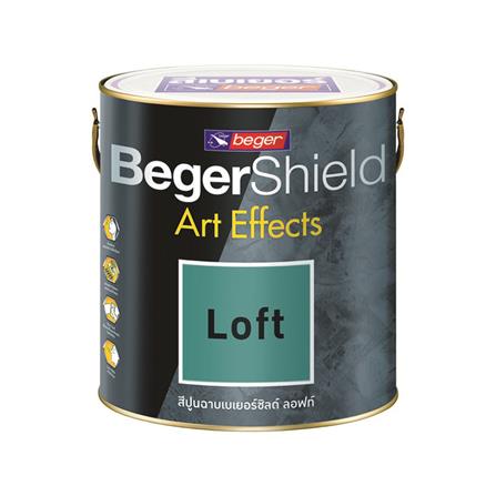 สีปูนฉาบ BEGER SHIELD ART EFFECTS LOFT AF-0101 1 แกลลอน