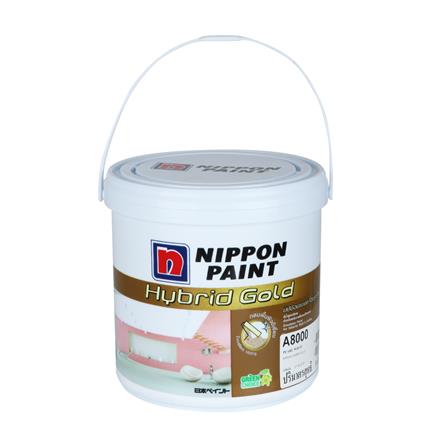 สีน้ำทาภายใน NIPPON PAINT HYBRID GOLD PEARL WHITE 1 แกลลอน