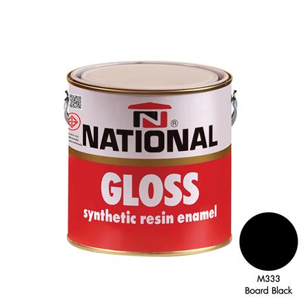 สีน้ำมัน DELTA NATIONAL 333 สีดำ ด้าน 1 แกลลอน