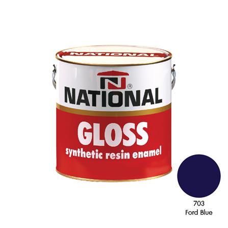 สีน้ำมันเคลือบเงา DELTA NATIONAL #703 สีน้ำเงิน 1 แกลลอน