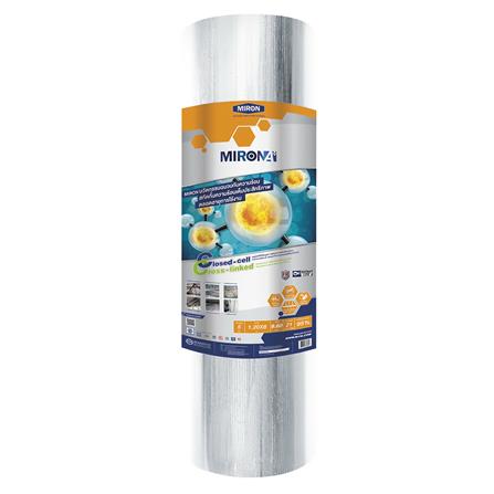 ฉนวนกันความร้อน PE MPE MIRON A PLUS หนา 5 มม. 1.20X8 ม.