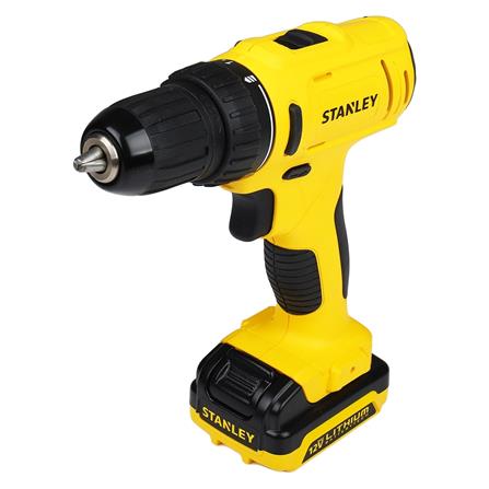 สว่านไร้สาย (พร้อมแบตเตอรี่) STANLEY SCD121S2K-B1 12 โวลต์