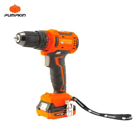 สว่านกระแทกไร้สาย (พร้อมแบตเตอรี่) PUMPKIN XTREME XT-10IDBL 50271 12 โวลต์
