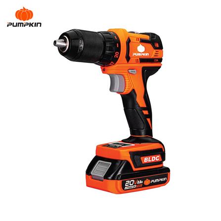 สว่านไร้สาย (พร้อมแบตเตอรี่) PUMPKIN INF-13DBL 50259 20 โวลต์