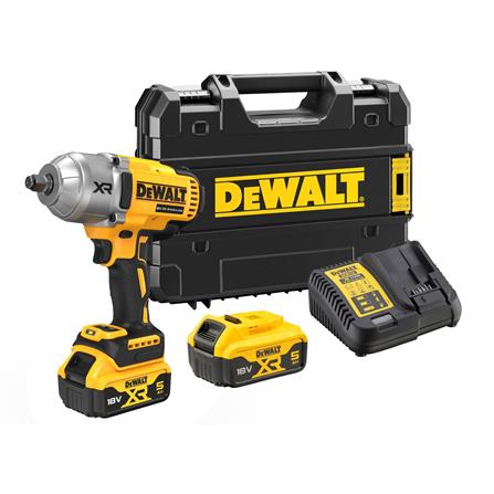 บล็อกกระแทกไร้สาย (พร้อมแบตเตอรี่) DEWALT DCF900P2T-B1 20 โวลต์
