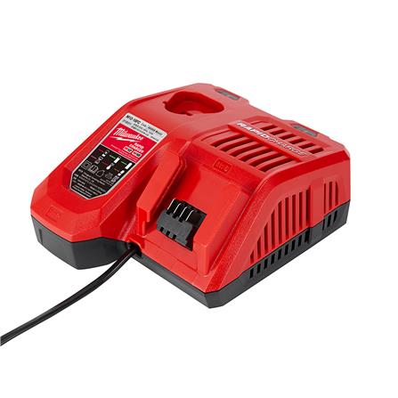 แท่นชาร์จแบตเตอรี่ MILWAUKEE M12-18FC แบบชาร์จเร็ว 12-18 โวลต์