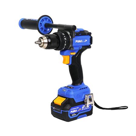 สว่านกระแทกไร้สาย (พร้อมแบตเตอรี่) PUMA PM-2100BL 20 โวลต์