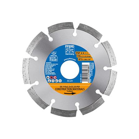 ใบเพชรตัดคอนกรีต PFERD 4 นิ้ว