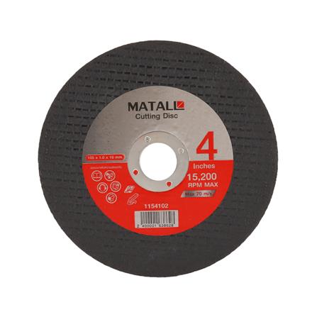 ใบตัดเหล็กสแตนเลส MATALL 4 นิ้ว