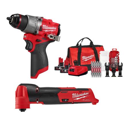 ชุดเครื่องมืออเนกประสงค์ (เฉพาะตัวเครื่อง) MILWAUKEE M12 FPP2U2-402B 12 โวลต์