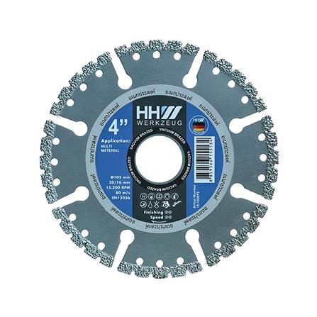 ใบตัดเพชรอเนกประสงค์สุญญากาศ HHW 4 นิ้ว/105 มม.