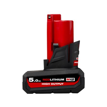 แบตเตอรี่ MILWAUKEE M12 HIGH OUTPUT 12 โวลต์ 5.0 แอมป์
