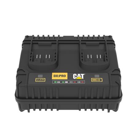 แท่นชาร์จแบตเตอรี่ CAT DXC42 18 โวลต์