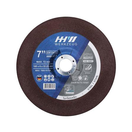 ใบเจียรเหล็กหนา HHW 7 นิ้ว