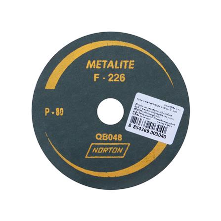 กระดาษทรายกลม เบอร์ 80 NORTON F226 4 นิ้ว