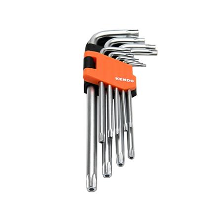 ชุดประแจท๊อกซ์ตัว L ยาว KENDO 20742 แพ็ก 9 ชิ้น