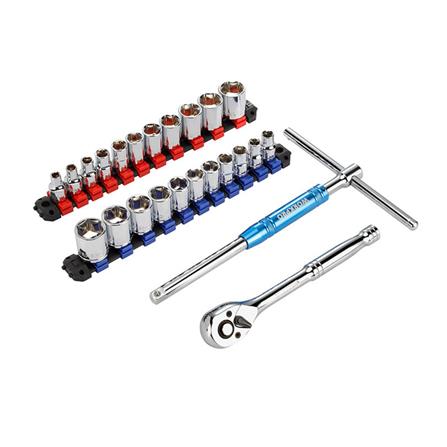 ชุดประแจบล็อคอเนกประสงค์ WORKPRO WP202553 3/8 นิ้ว 24 ชิ้น